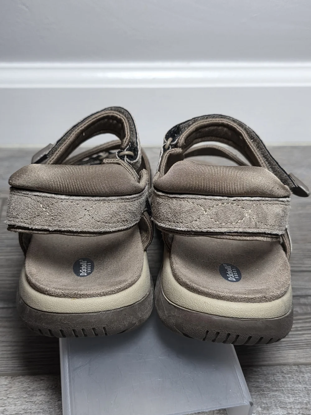 Dr. Scholl's Women's Adelle Ankle Strap Leather Upper Sandals Sz 8.5